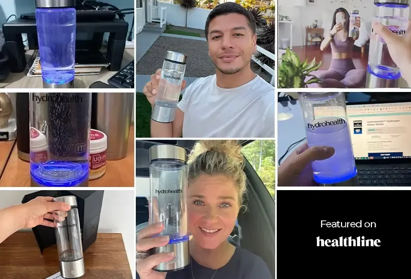 HydroHealth bottle lifestyle